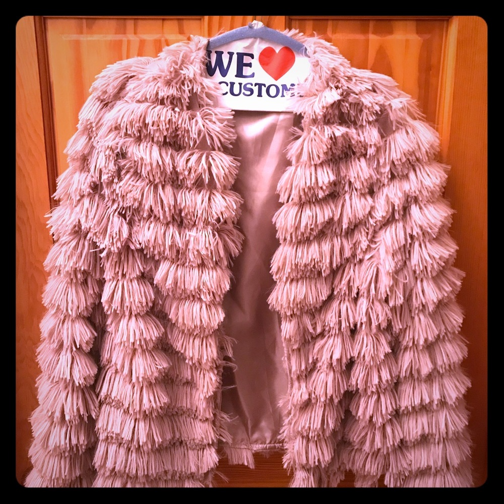 Fashion Nova Faux fur shag jacket